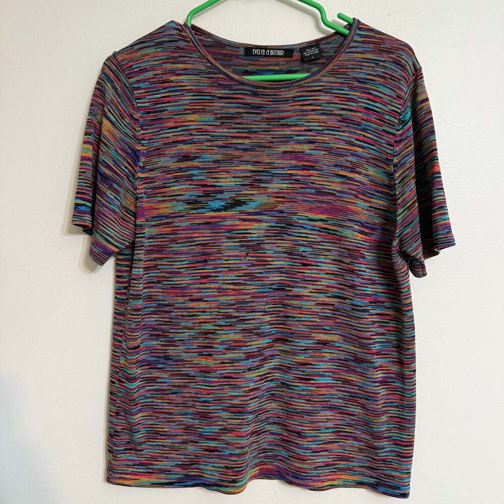 Evelyn & Arthur Silk Short‎ Sleeve Large